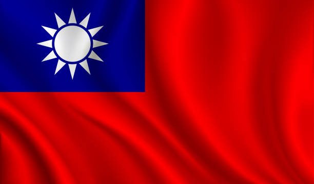 Taiwan flag background